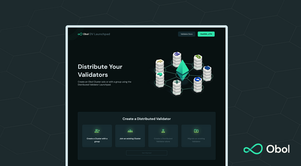 Introducing the Distributed Validator Launchpad
